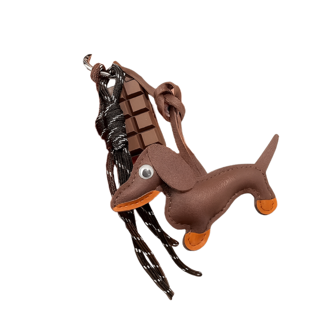 Chaveiro Dog Marrom