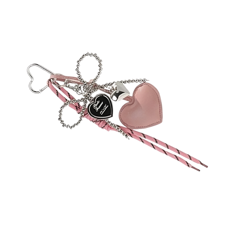 Chaveiro Coração Rosa